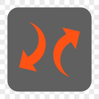 Exchange okları yuvarlak kare düğme