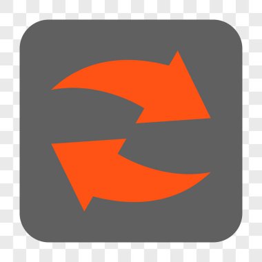 Exchange okları yuvarlak kare düğme