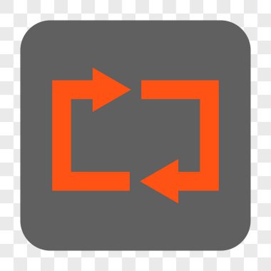 Exchange okları yuvarlak kare düğme