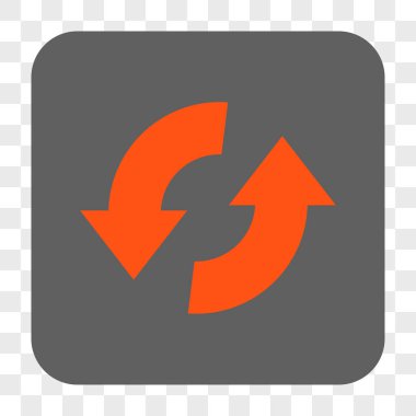 Exchange okları yuvarlak kare düğme