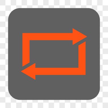 Exchange okları yuvarlak kare düğme