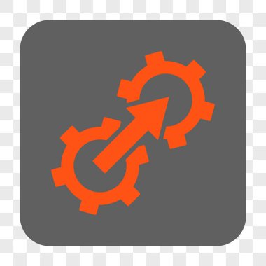 Dişli Tümleştirme yuvarlak kare düğme