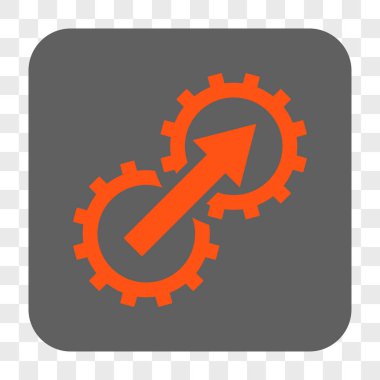 Dişli Tümleştirme yuvarlak kare düğme