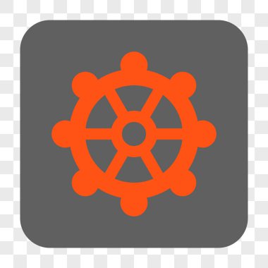 Dişli yuvarlak kare düğme