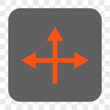 Kavşak yön yuvarlak kare düğme