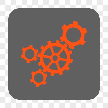 Mekanizması yuvarlak kare düğme