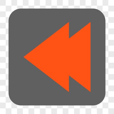 Hareket sol yuvarlak kare düğme