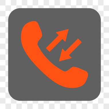 Konuşan yuvarlatılmış kare düğme telefon