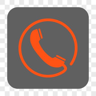 Yuvarlatılmış Kare düğme telefon