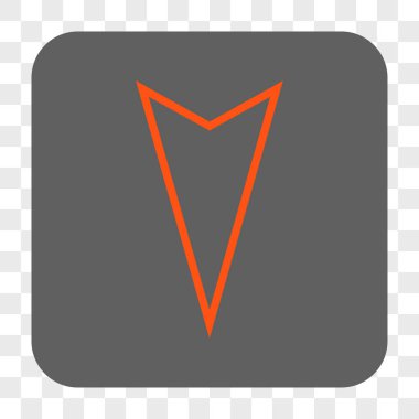 İşaretçiyi yuvarlatılmış kare düğmesini basılı