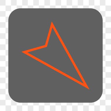 İşaretçi şu aşağı kare düğme yuvarlak