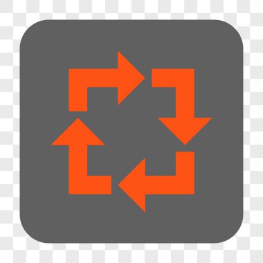 Geri Dönüşümlü Kare Düğmesi