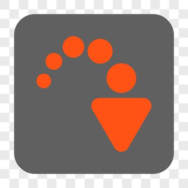 Yuvarlatılmış Kare düğme Yinele