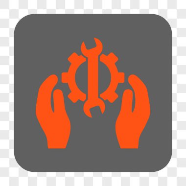 Onarım hizmeti yuvarlak kare düğme