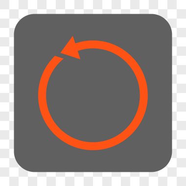 Döndürme Ccw yuvarlak kare düğme