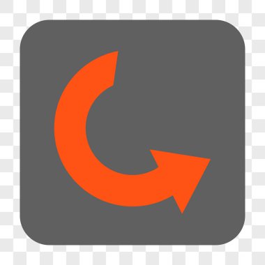 Döndürme Ccw yuvarlak kare düğme