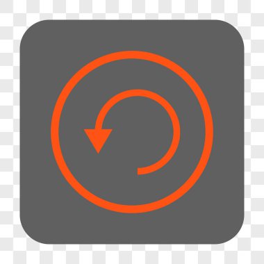 Döndürme Ccw yuvarlak kare düğme