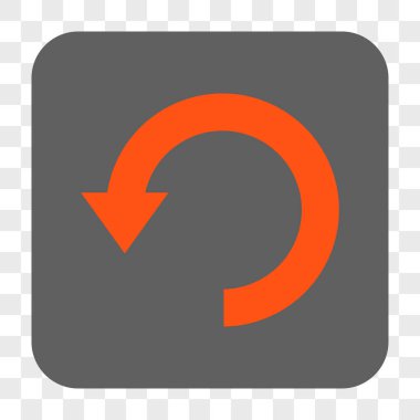 Yuvarlatılmış Kare düğmesini basılı döndürmek