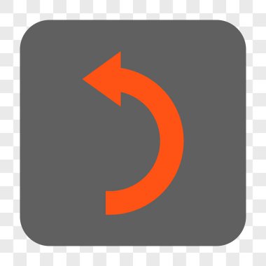 Sola Döndür yuvarlak kare düğme