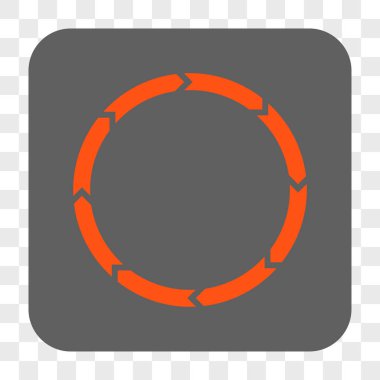 Döndürme yuvarlak kare düğme