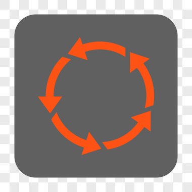 Döndürme yuvarlak kare düğme