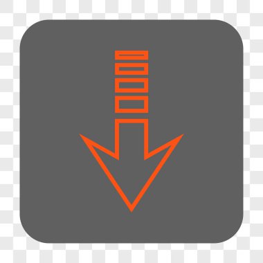 Yuvarlatılmış Kare düğmesini basılı göndermek