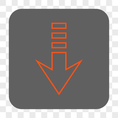 Yuvarlatılmış Kare düğmesini basılı göndermek