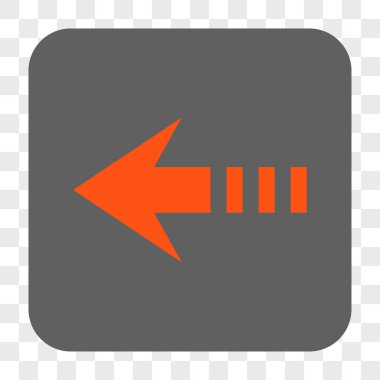 Sol yuvarlak kare düğme göndermek