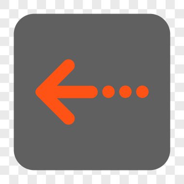 Sol yuvarlak kare düğme göndermek