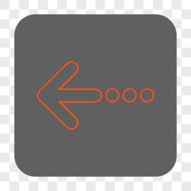 Sol yuvarlak kare düğme göndermek