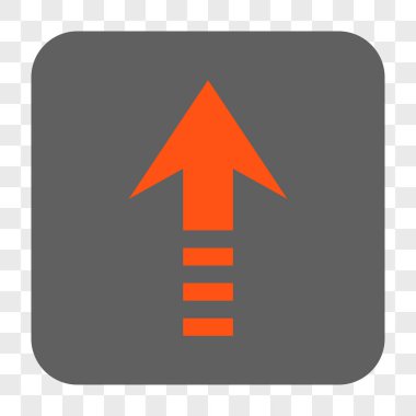 Yuvarlatılmış Kare düğmesini yukarı gönder