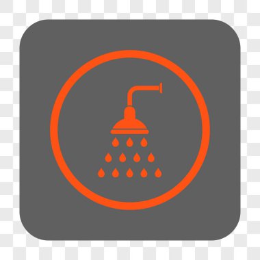 Duş yuvarlak kare düğme