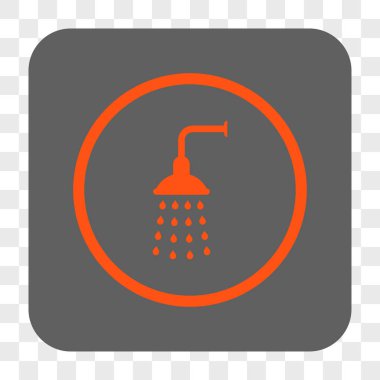 Duş yuvarlak kare düğme