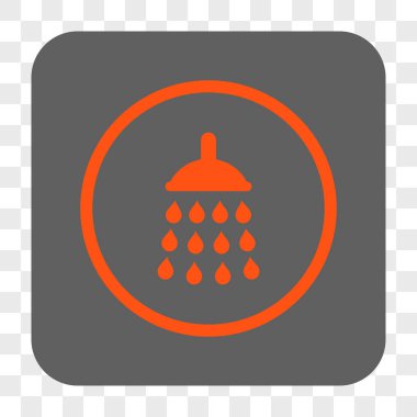 Duş yuvarlak kare düğme