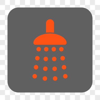 Duş yuvarlak kare düğme