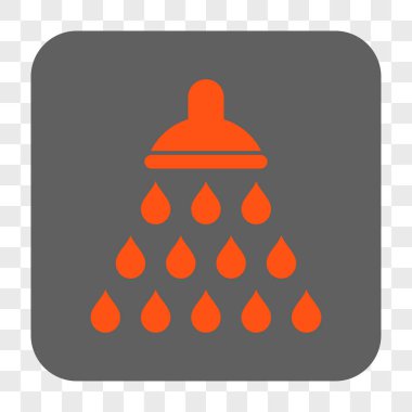 Duş yuvarlak kare düğme