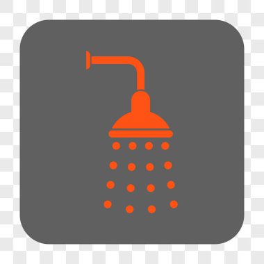 Duş yuvarlak kare düğme