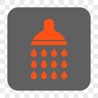 Duş yuvarlak kare düğme