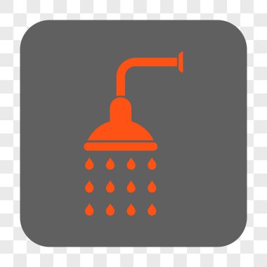 Duş yuvarlak kare düğme