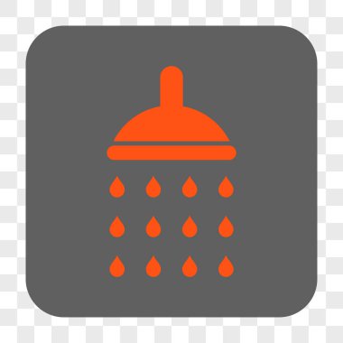 Duş yuvarlak kare düğme