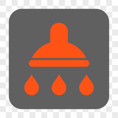 Duş yuvarlak kare düğme