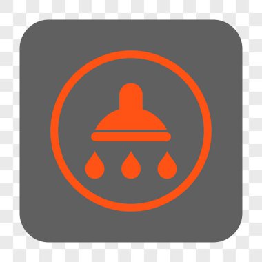 Duş yuvarlak kare düğme