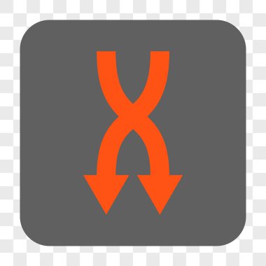 Yuvarlatılmış Kare düğme aşağı okları shuffle