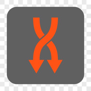 Yuvarlatılmış Kare düğme aşağı okları shuffle