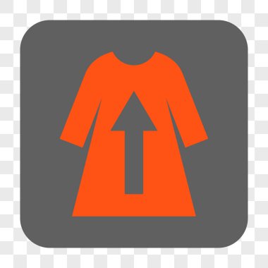 Kadın elbise kalkış yuvarlak kare düğme