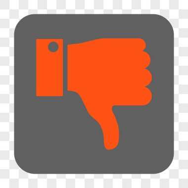 Yuvarlatılmış Kare düğmesini basılı parmak