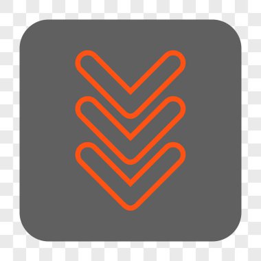 İşaretçiyi yuvarlatılmış kare düğmesini basılı üçlü