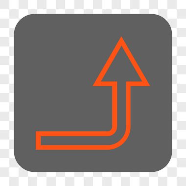 Yuvarlatılmış Kare düğmesini yukarı çevirmek