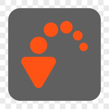 Yuvarlatılmış Kare düğme geri al