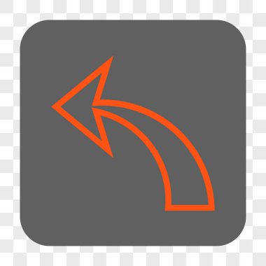 Yuvarlatılmış Kare düğme geri al